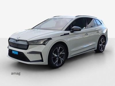 Gebraucht Skoda Enyaq iV SportLine 210 kW (286 PS) 2024 Moon weiss, metallic SUV