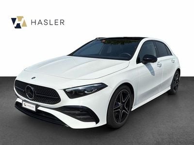 Weiss Gebraucht 2023 Mercedes A250 AMG line Limousine | CHF 42’900 (Etwas zu teuer)