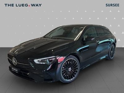 Schwarz Gebraucht 2025 Mercedes CLA250e Shooting Brake AMG line Kombi | CHF 65’500 (Teuer)