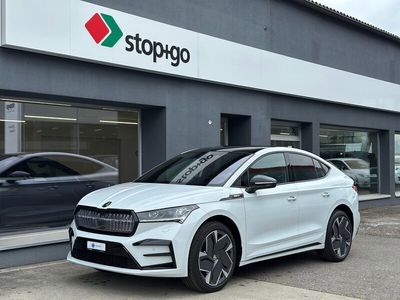 Gebraucht Skoda Enyaq iV RS 219 kW (299 PS) 2024 Weiss SUV