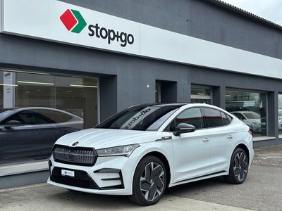 Weiss Gebraucht 2024 Skoda Enyaq iV RS SUV | CHF 42’800 (Etwas zu teuer)