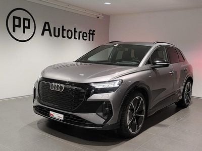 Grau Gebraucht 2021 Audi Q4 e-tron S-Line SUV | CHF 29’900 (Teuer)