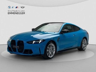 Blau Neu 2025 BMW M4 Comfort Edition Coupé | CHF 133’701 (Etwas zu teuer)