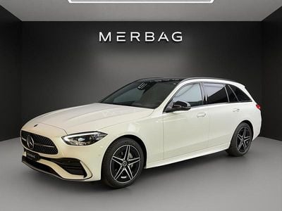 Weiss Gebraucht 2024 Mercedes C300e Kombi | CHF 54’900 (Guter Preis)