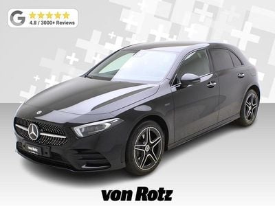 Schwarz Gebraucht 2021 Mercedes A250 AMG line Limousine | CHF 27’890 (Superpreis)