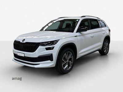 Bianco moon, metallizzato Gebraucht 2024 Skoda Kodiaq SportLine SUV | CHF 43’490 (Fairer Preis)