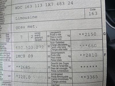 Gebraucht 2001 Mercedes ML270 SUV | CHF 3’800