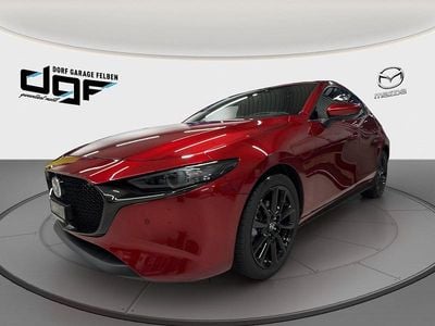 Neu Mazda 3 Exclusive-Line 186 PS (136 kW) 2025 Rot Kleinwagen