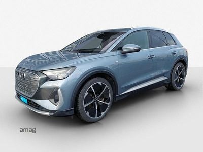 Geysirblau metallic Gebraucht 2021 Audi Q4 e-tron Ambiente SUV | CHF 29’800 (Guter Preis)