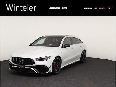 Weiss Gebraucht 2020 Mercedes CLA45 AMG Shooting Brake AMG Kombi | CHF 53’900 (Teuer)
