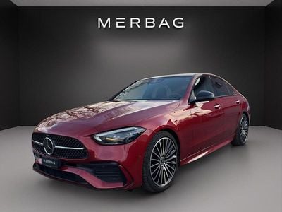 Rot Gebraucht 2022 Mercedes C200 AMG line Limousine | CHF 34’900 (Guter Preis)