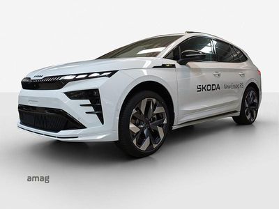 Neu Skoda Enyaq iV RS 250 kW (340 PS) 2025 Moon weiss, metallic SUV