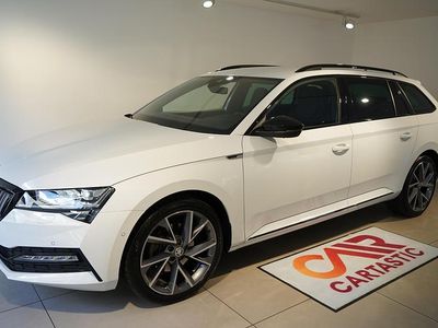 Weiss Gebraucht 2021 Skoda Superb SportLine Kombi | CHF 29’890 (Etwas zu teuer)