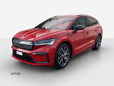 Gebraucht Skoda Enyaq iV SportLine 194 kW (265 PS) 2022 Velvet rot, metallic spezial SUV