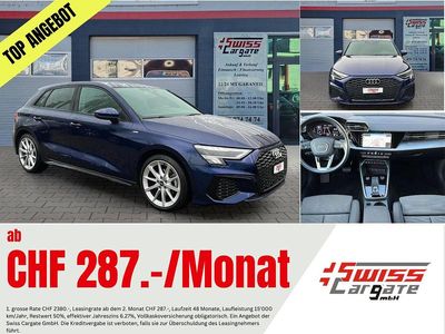 Gebraucht 2023 Audi A3 Sportback e-tron S-Line Kleinwagen | CHF 23’800