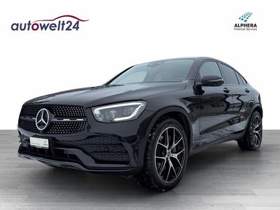 Schwarz Gebraucht 2021 Mercedes GLC220 AMG line Coupé | CHF 35’900 (Superpreis)