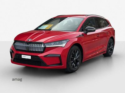 Gebraucht Skoda Enyaq iV SportLine 194 kW (265 PS) 2022 Velvet rot, metallic spezial SUV