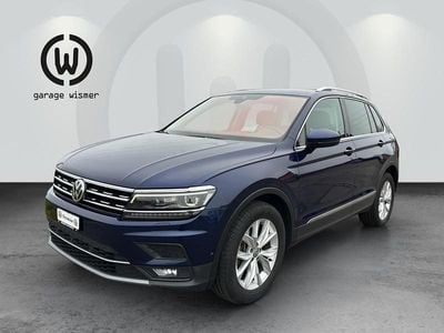 Blau Gebraucht 2019 VW Tiguan Highline SUV | CHF 21’555 (Superpreis)