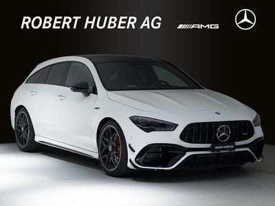 Neu Mercedes CLA45 AMG Shooting Brake AMG 421 PS (309 kW) 2025 Weiss Kombi
