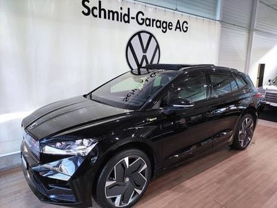 Schwarz Gebraucht 2025 Skoda Enyaq iV RS SUV | CHF 49’900 (Guter Preis)