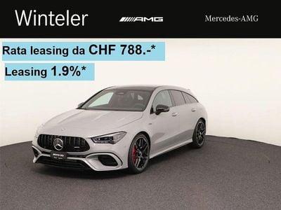 Neu Mercedes CLA45 AMG Shooting Brake AMG 421 PS (309 kW) 2025 Grau Kombi