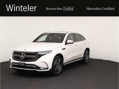 Weiss Gebraucht 2020 Mercedes EQC400 AMG line SUV | CHF 43’900