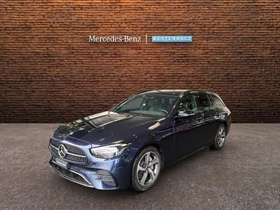 Blau Gebraucht 2021 Mercedes E220 AMG line Kombi | CHF 34’800 (Fairer Preis)
