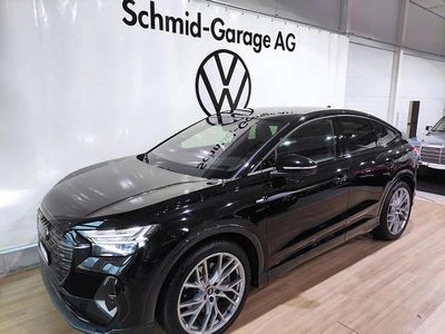 Schwarz Gebraucht 2025 Audi Q4 Sportback e-tron Attraction SUV | CHF 39’800