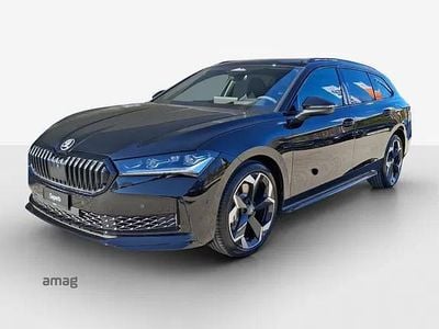 Neu Skoda Superb SportLine 265 PS (194 kW) 2026 Ebony schwarz, metallic Kombi