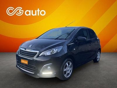 Gebraucht Peugeot 108 Allure 82 PS (60 kW) 2014 Schwarz Kleinwagen