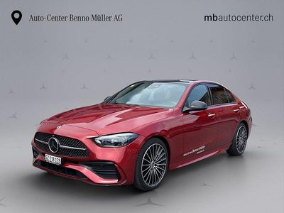 Rot Gebraucht 2023 Mercedes C200 AMG line Limousine | CHF 47’900 (Teuer)