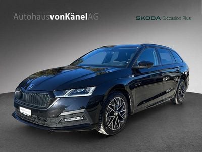 Schwarz Gebraucht 2024 Skoda Octavia SportLine Kombi | CHF 34’950 (Fairer Preis)