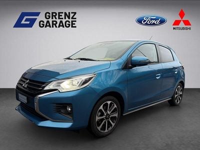 Blau Gebraucht 2024 Mitsubishi Space Star Intense+ Limousine | CHF 16’990 (Fairer Preis)