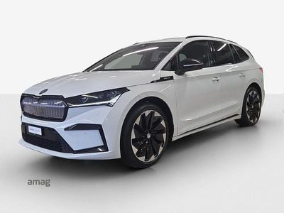 Moon weiss, metallic Gebraucht 2021 Skoda Enyaq iV SportLine SUV | CHF 29’800 (Fairer Preis)