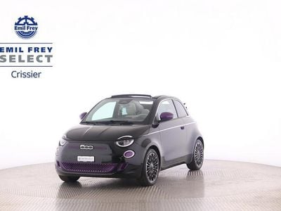Schwarz Gebraucht 2022 Fiat 500e La Prima Cabrio | CHF 24’900 (Guter Preis)