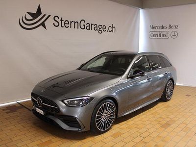 Grau Gebraucht 2024 Mercedes C300e AMG line Kombi | CHF 59’000 (Teuer)