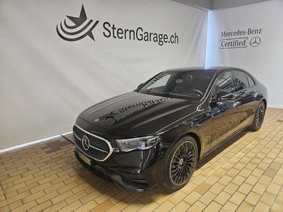 Schwarz Neu 2025 Mercedes E220 AMG line Limousine | CHF 103’566