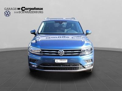 Gebraucht VW Tiguan Allspace Highline 245 PS (180 kW) 2021 Blau SUV