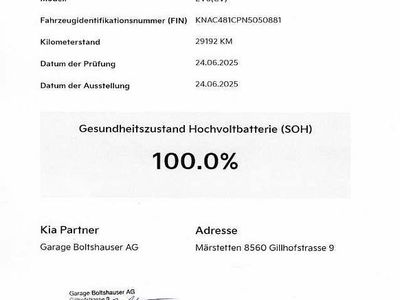 Schwarz Gebraucht 2022 Kia EV6 GT-Line SUV | CHF 41’950