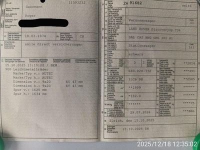 Gebraucht 2016 Land Rover Discovery Sport Pure SUV | CHF 15’500 (Fairer Preis)