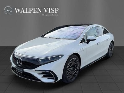 Weiss Gebraucht 2021 Mercedes EQS580 AMG line Limousine | CHF 119’900
