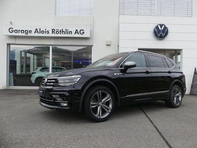 Gebraucht VW Tiguan Allspace Highline 200 PS (147 kW) 2021 Schwarz SUV