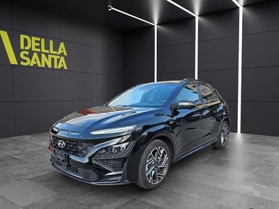 Gebraucht Hyundai Kona N Line 199 PS (146 kW) 2023 Schwarz SUV