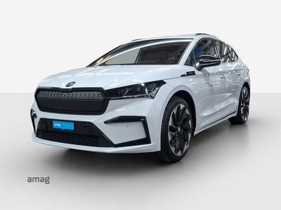 Moon weiss, metallic Gebraucht 2021 Skoda Enyaq iV SportLine SUV | CHF 28’990 (Fairer Preis)