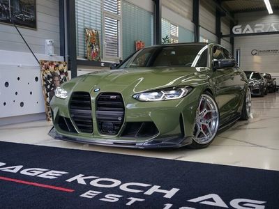 gebraucht BMW M3 Competition M // Urban Green Sonderlackierung !