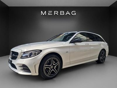 Weiss Gebraucht 2021 Mercedes C220 AMG Kombi | CHF 28’900 (Superpreis)