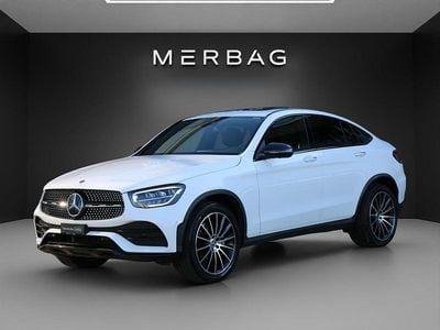 Gebraucht Mercedes GLC220 AMG line 194 PS (142 kW) 2021 Weiss Coupé