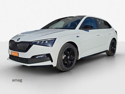 Gebraucht Skoda Scala Monte Carlo 115 PS (84 kW) 2021 Moon weiss, metallic Kleinwagen