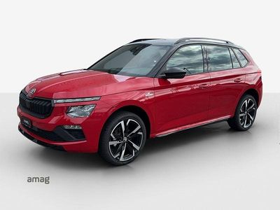 Velvet rot, met. s./schw. dach Gebraucht 2024 Skoda Kamiq Monte Carlo SUV | CHF 32’900 (Teuer)