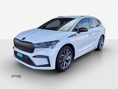 Gebraucht Skoda Enyaq iV SportLine 194 kW (265 PS) 2021 Moon weiss, metallic SUV